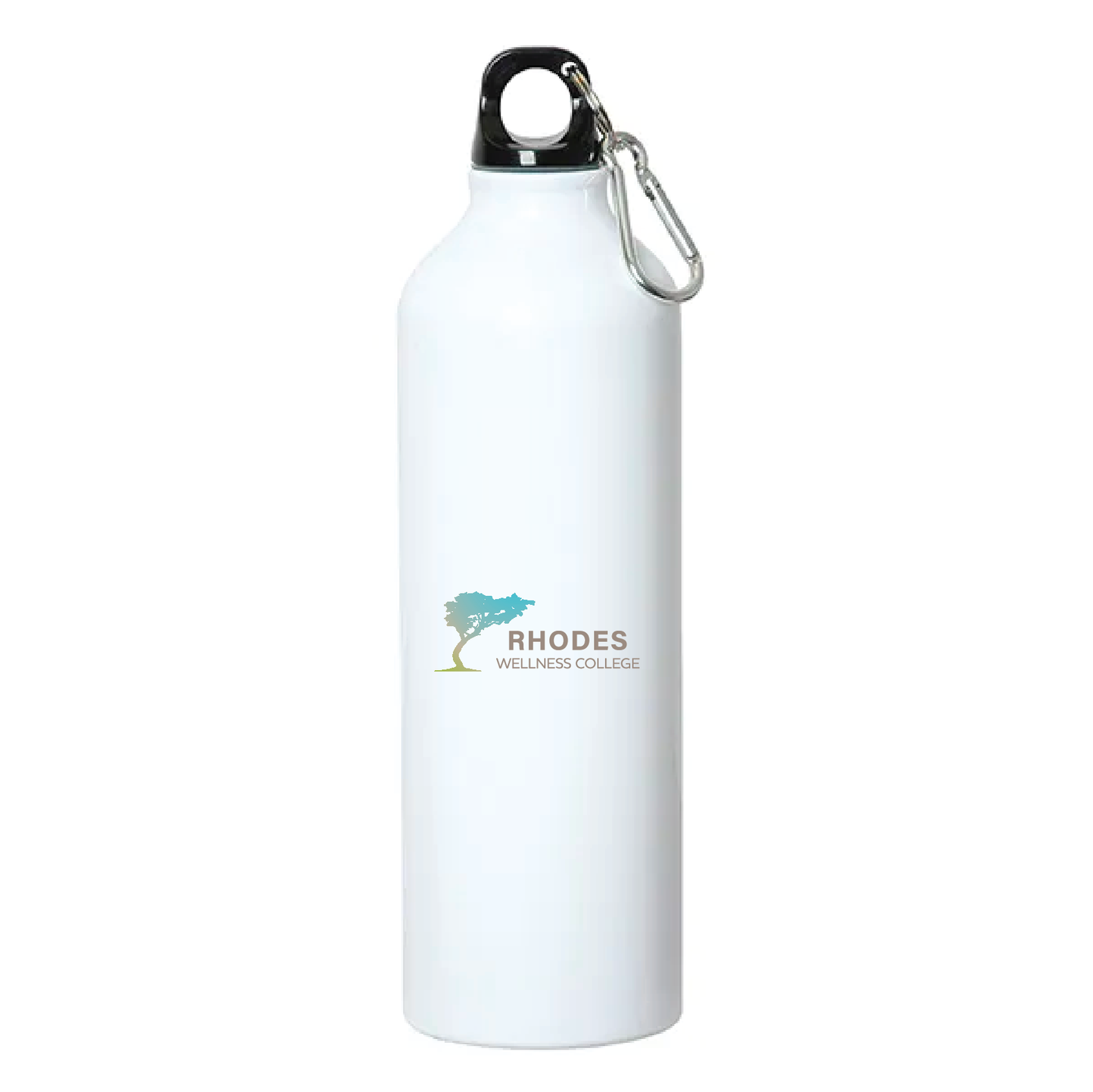 750 ML (25 FL. OZ.) ALUMINUM WATER BOTTLE WITH CARABINER